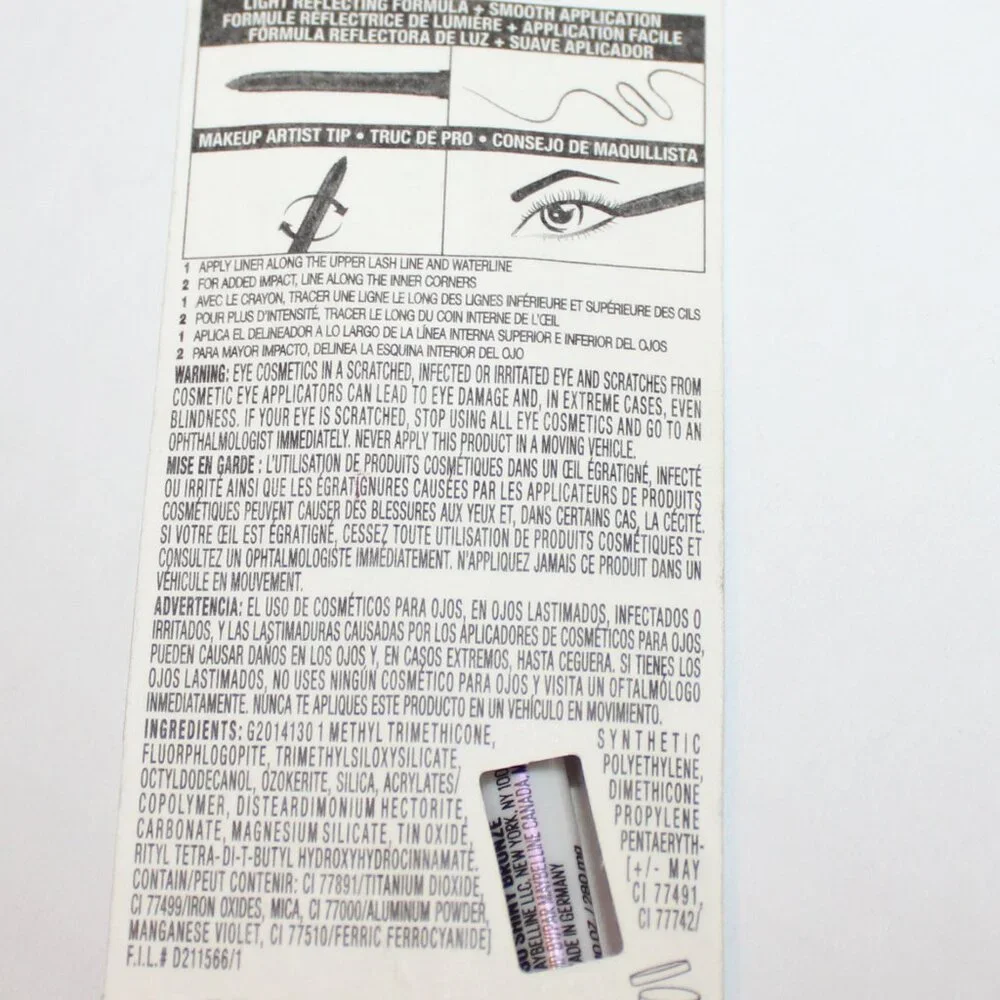 Maybelline New York 830 Shiny Bronze Lasting Drama Light Liner Eyeliner Pencil